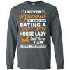 I'd End Up Dating A Super Sexy Horse Lady T-Shirt & Hoodie | Teecentury.com