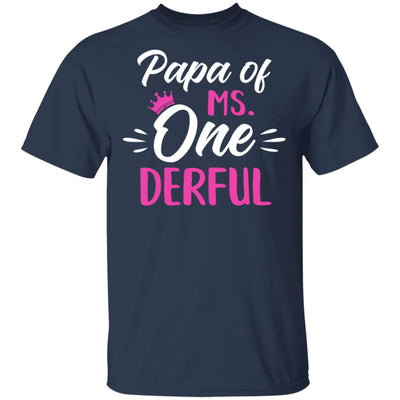 Papa Of Ms Onederful 1st Birthday Party Costumes Gifts T-Shirt & Hoodie | Teecentury.com