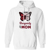 I Wear Burgundy For My Mom Butterfly Multiple Myeloma T-Shirt & Hoodie | Teecentury.com