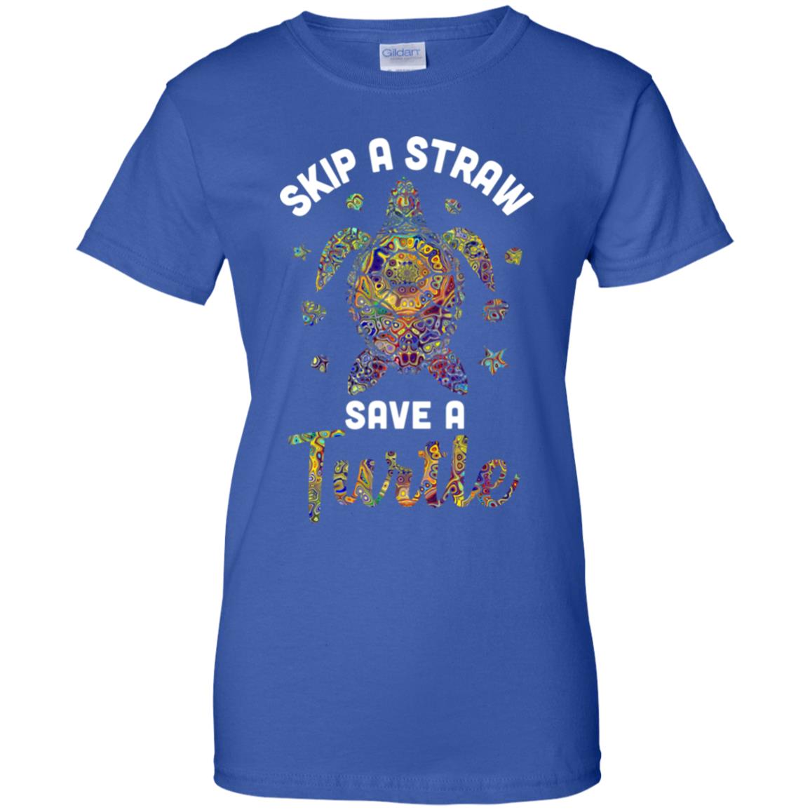 Hippie Skip A Straw Save A Turtle T-Shirt & Tank Top | Teecentury.com