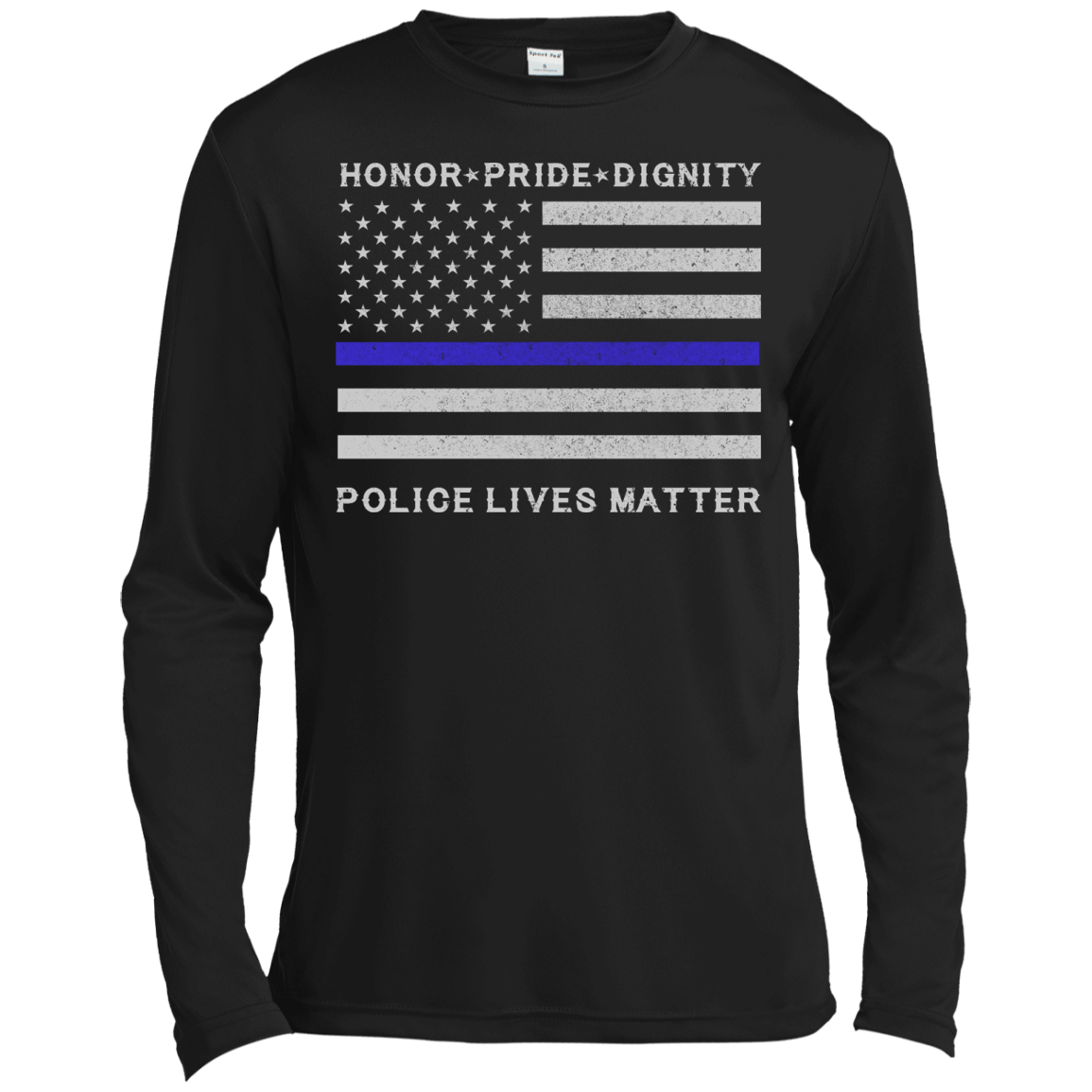 Police Lives Matter Honor Pride Dignity T-Shirt & Hoodie | Teecentury.com