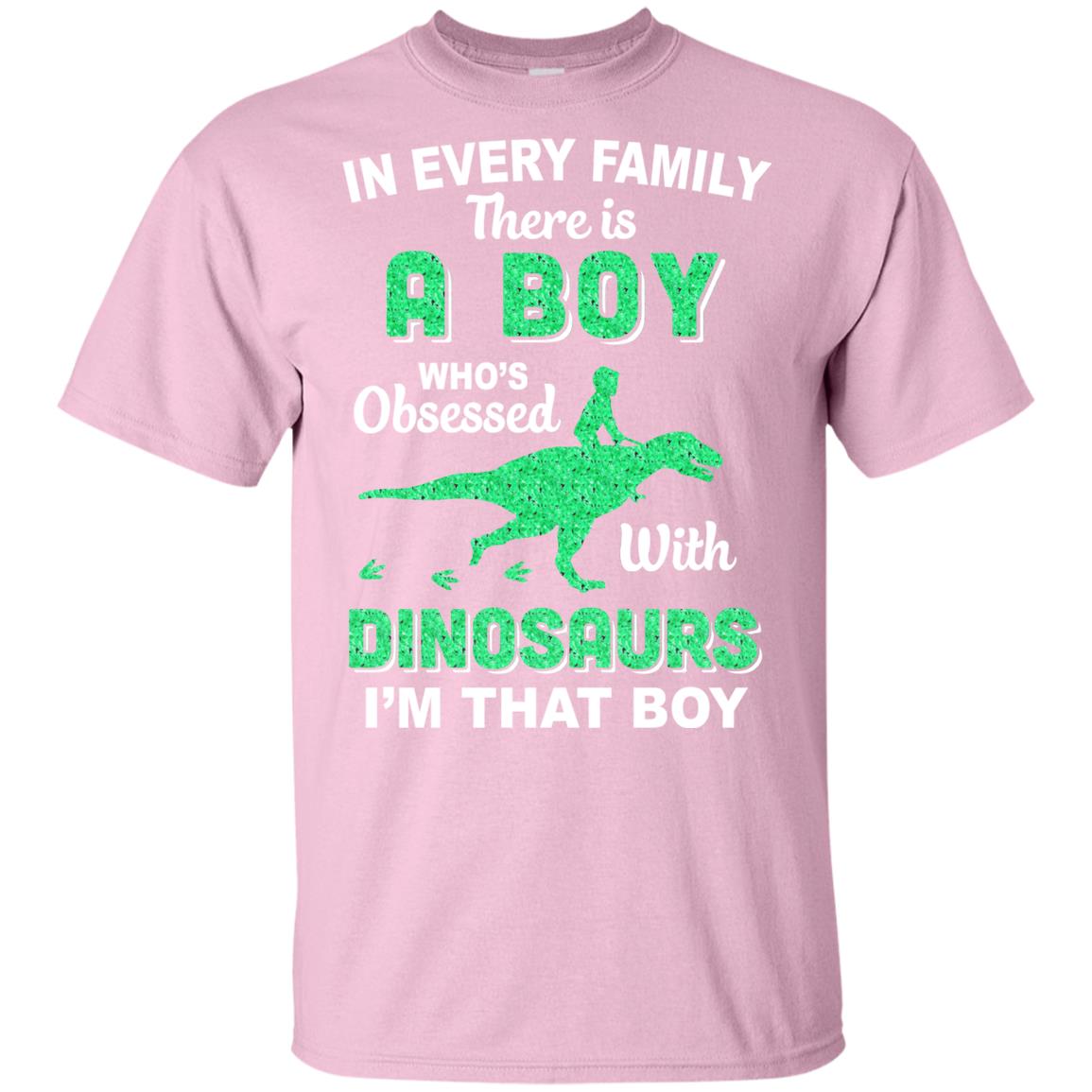 A Boy Who's Obsessed With Dinosaurs I Am That Boy Kids Youth Youth Shirt | Teecentury.com