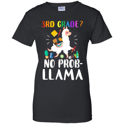 3rd Grade No Prob Llama Funny First Day Of School T-Shirt & Hoodie | Teecentury.com