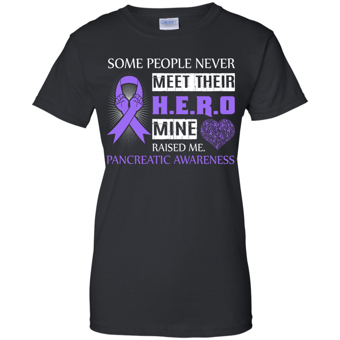 Pancreatic Awareness Some People Never Meet Hero T-Shirt & Hoodie | Teecentury.com