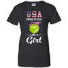 Usa Proud To Play Like A Girl Tennis T-Shirt & Tank Top | Teecentury.com