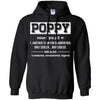 Poppy Gifts Grandpa Definition Fathers Day T-Shirt & Hoodie | Teecentury.com