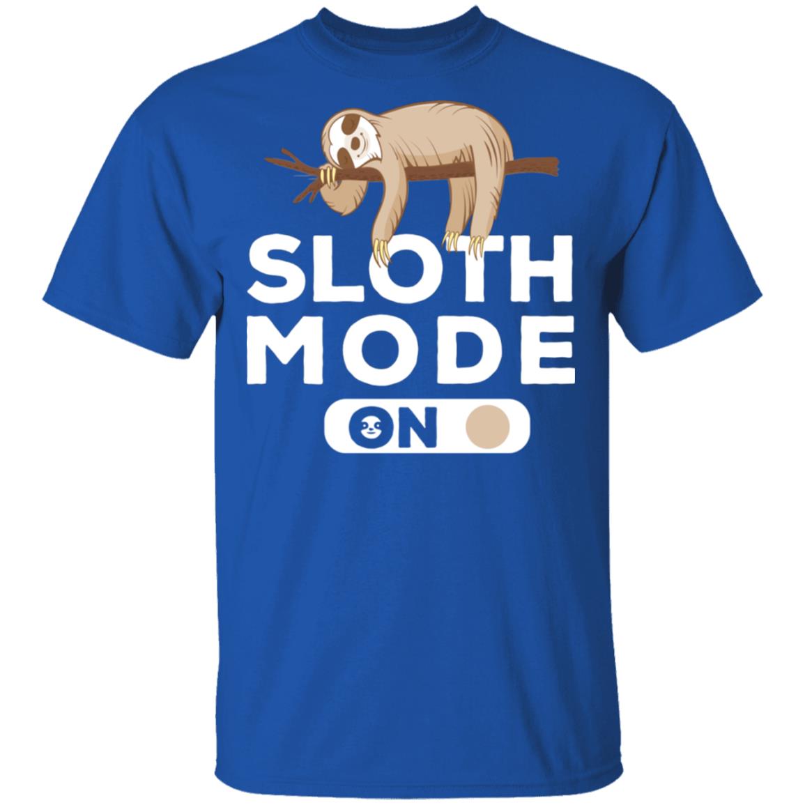 Sloth Mode On Funny Lazy Sleeping Sloth T-Shirt & Tank Top | Teecentury.com