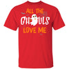 All The Ghouls Love Me Funny Halloween Kids Boy Girl Youth Youth Shirt | Teecentury.com