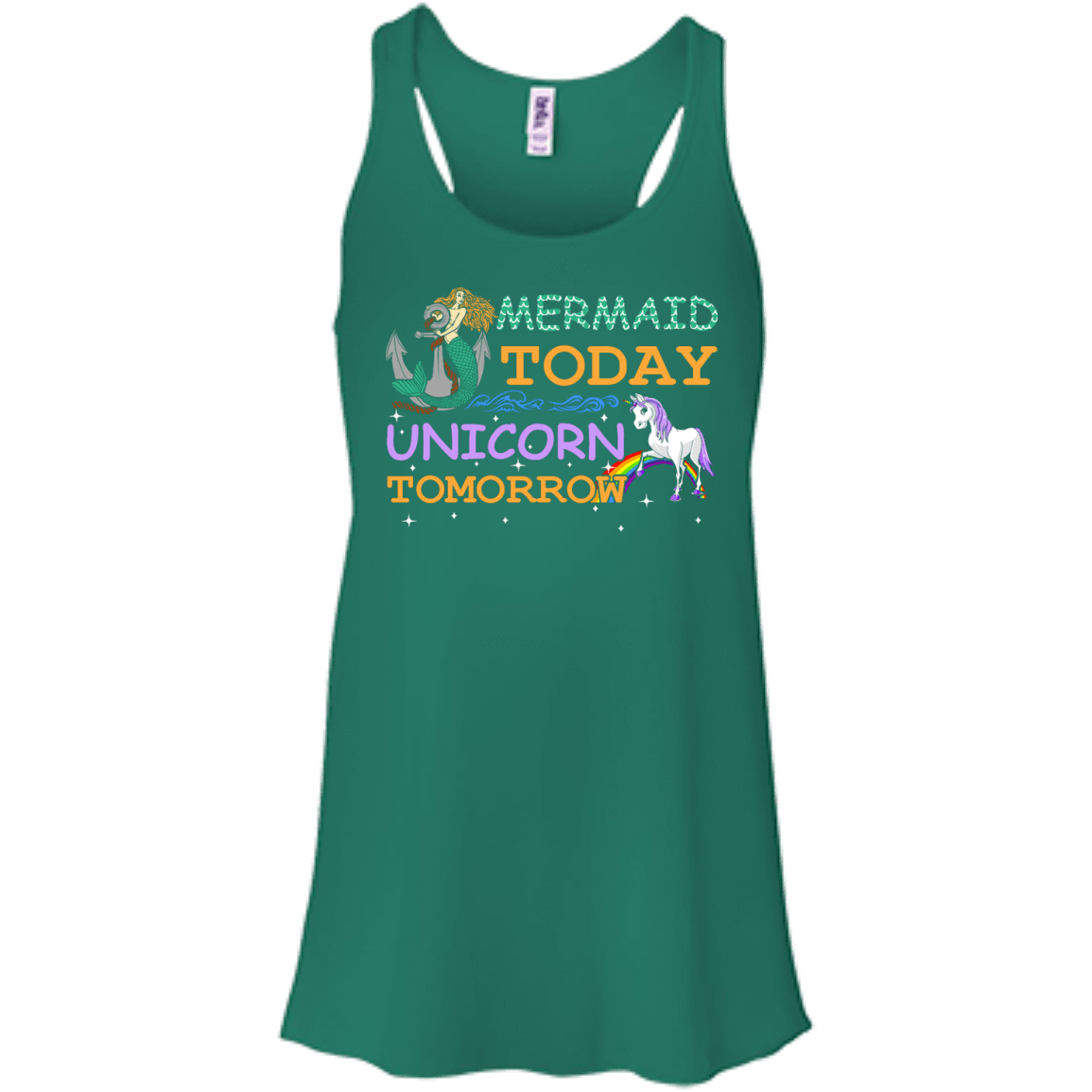 Mermaid Today Unicorn Tomorrow T-Shirt & Hoodie | Teecentury.com