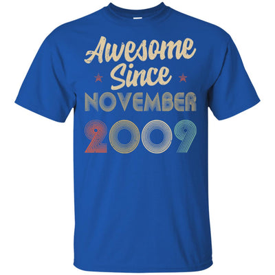 Awesome Since November 2009 Vintage 13th Birthday Gifts T-Shirt & Hoodie | Teecentury.com