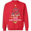 Happy Hockeydays Ice Hockey Christmas Tree Funny Xmas Gift T-Shirt & Sweatshirt | Teecentury.com