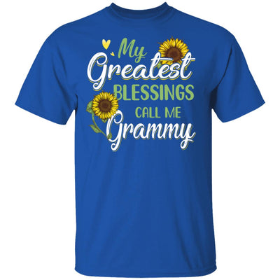 My Greatest Blessings Call Me Grammy Sunflower Gifts T-Shirt & Hoodie | Teecentury.com