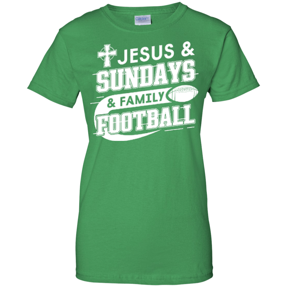 Jesus Sundays Family Football T-Shirt & Hoodie | Teecentury.com