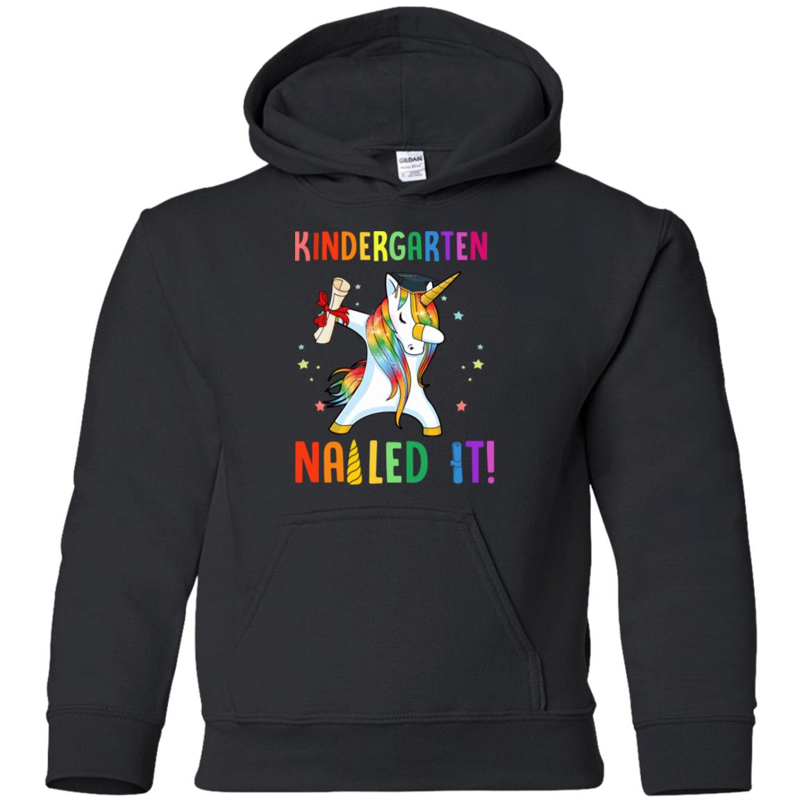 Dabbing Kindergarten Unicorn Nailed It Graduation Class Of 2022 Youth Youth Shirt | Teecentury.com