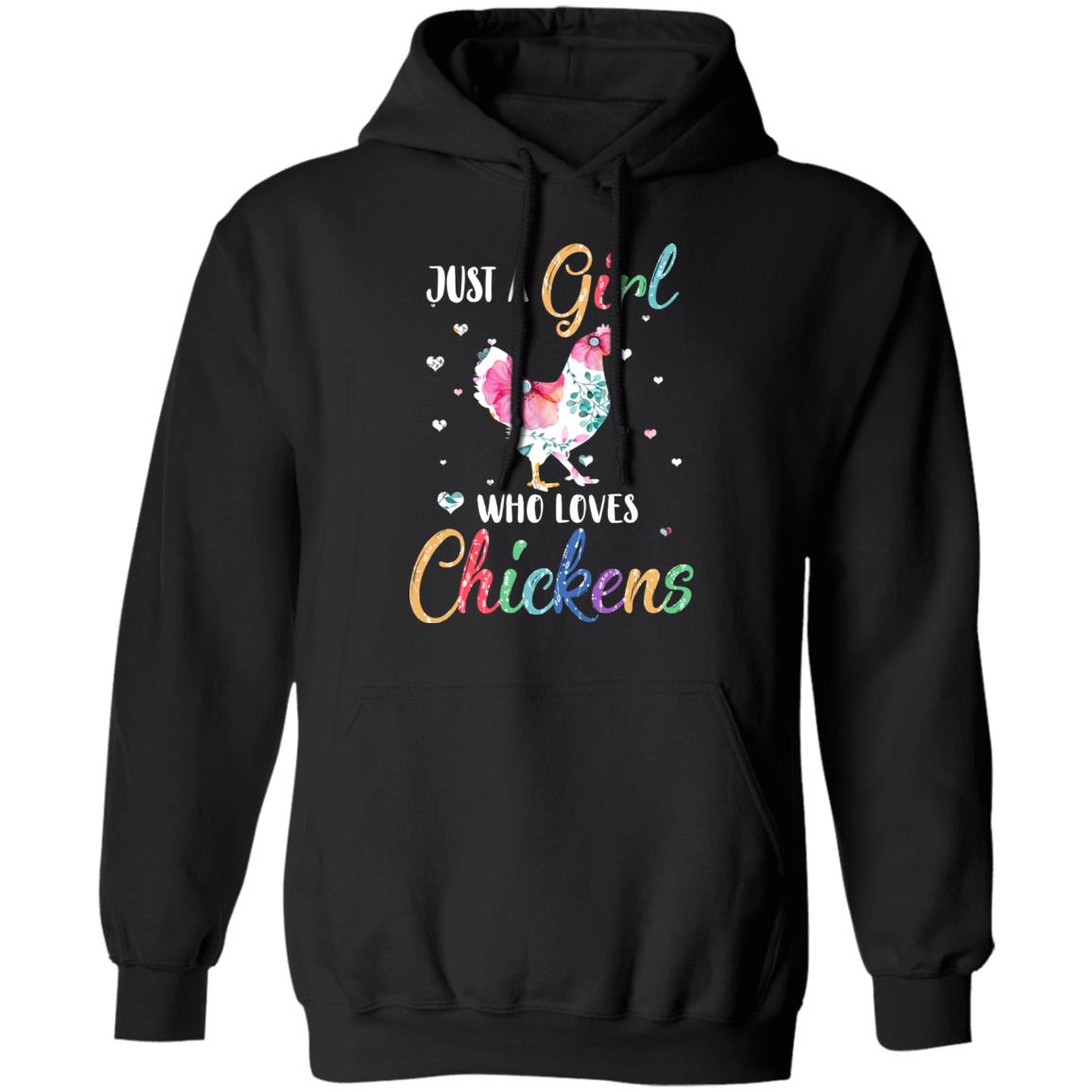 Just A Girl Who Loves Chickens Cute Chicken Lover T-Shirt & Hoodie | Teecentury.com