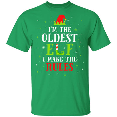 I'm The Oldest Elf Family Matching Funny Christmas Gift T-Shirt & Sweatshirt | Teecentury.com