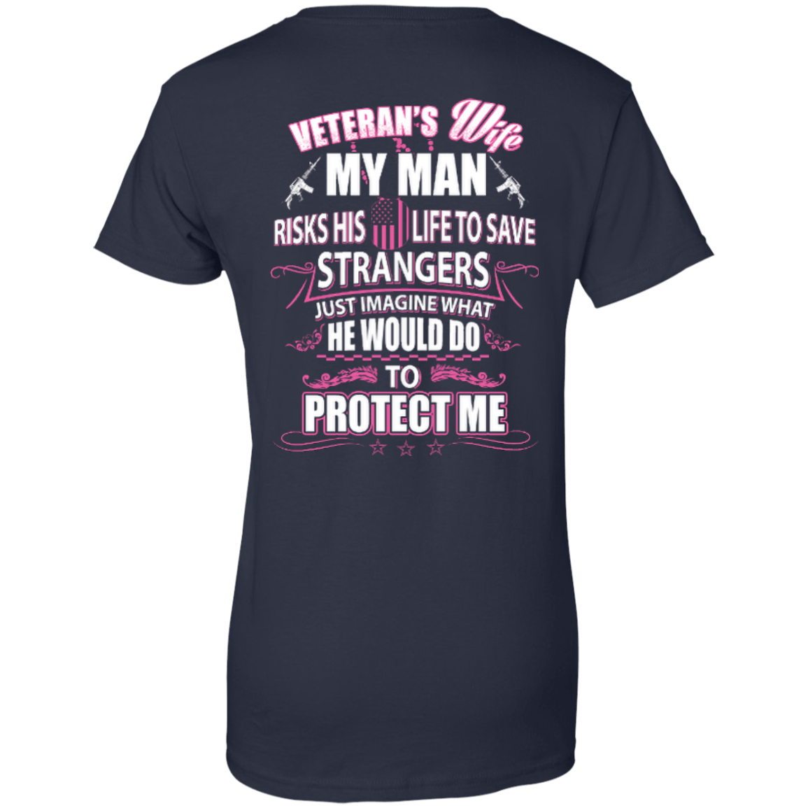 Veteran is Wife My Man Risks His Life To Save Strangers T-Shirt & Hoodie | Teecentury.com