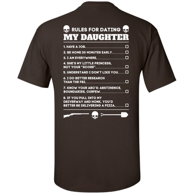 Rules For Dating My Daughter Funny T-Shirt & Hoodie | Teecentury.com