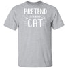 Pretend I'm A Black Cat Costume Halloween Lazy Easy T-Shirt & Hoodie | Teecentury.com