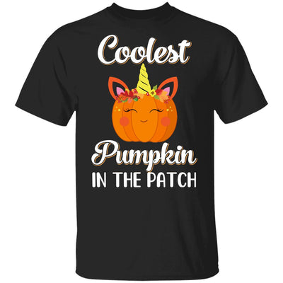 Kids Coolest Pumpkin In The Patch Halloween Costume Boys Youth Youth Shirt | Teecentury.com