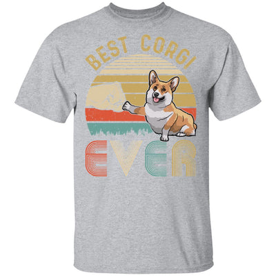 Vintage Best Corgi Dad Ever Bump Fit Funny Dad Gifts T-Shirt & Hoodie | Teecentury.com