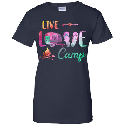 Live Love Camp Car Flip Flops Camping Gifts T-Shirt & Tank Top | Teecentury.com