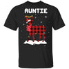 Auntie Deer Red Plaid Christmas Family Matching Pajamas T-Shirt & Sweatshirt | Teecentury.com