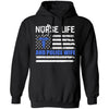 Nurse Life And Police Wife American Flag Vintage Women Gift T-Shirt & Hoodie | Teecentury.com