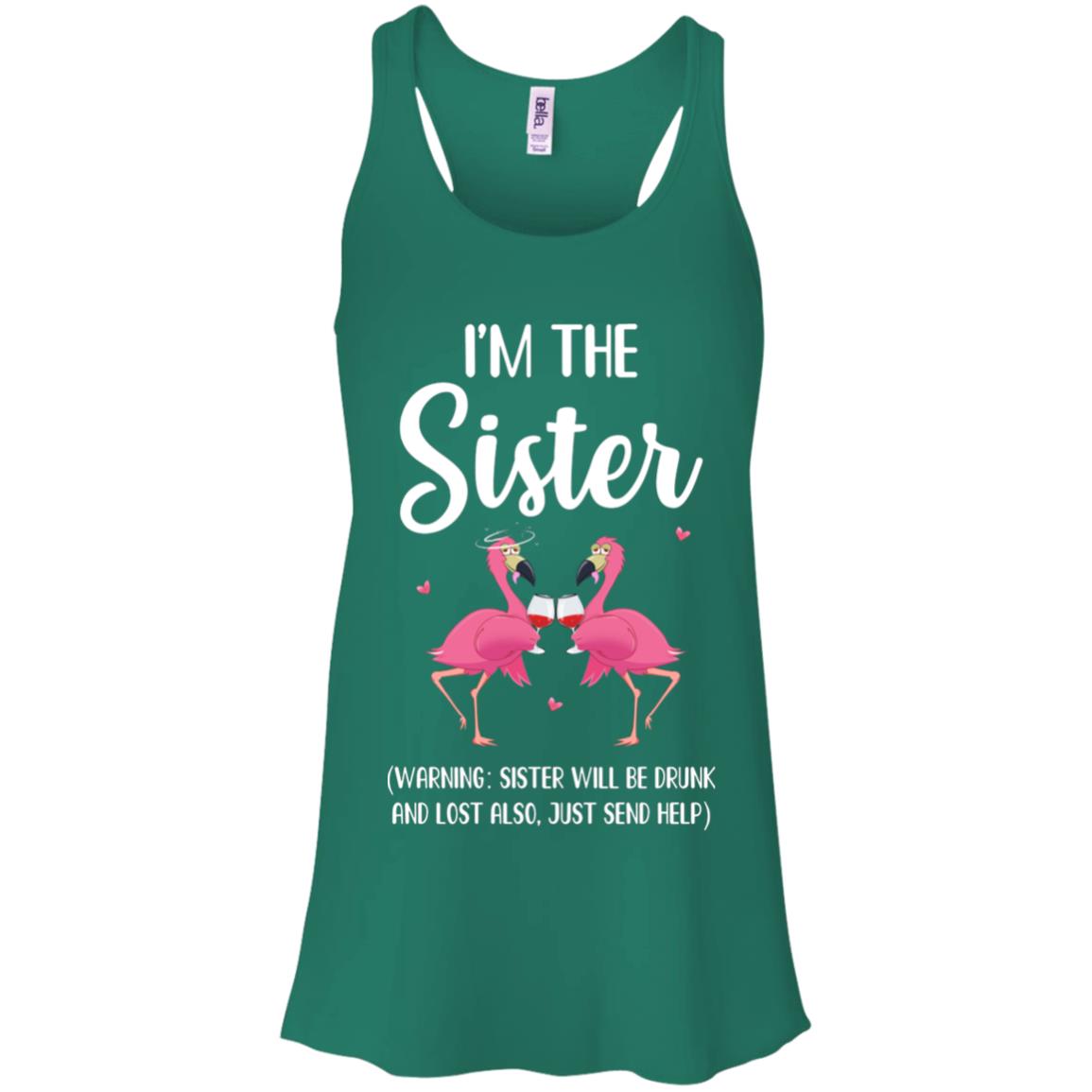 If I Lost Or Drunk Please Return To Sister Flamingo T-Shirt & Tank Top | Teecentury.com