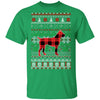 Boxer Red Plaid Ugly Christmas Sweater Funny Gifts T-Shirt & Sweatshirt | Teecentury.com