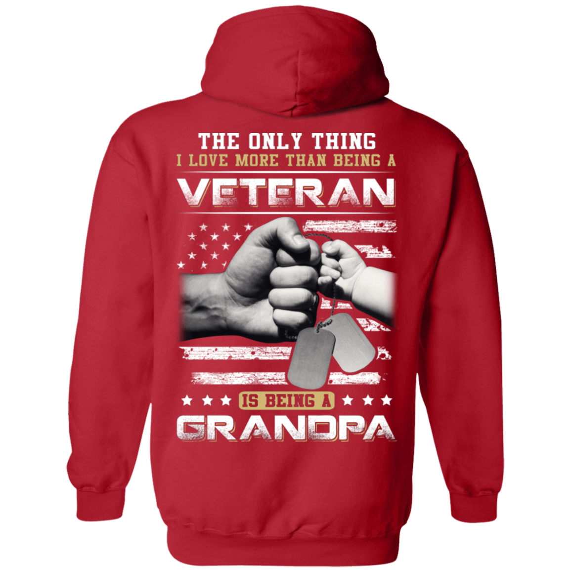 I Love More Than Being A Veteran Is Being A Grandpa T-Shirt & Hoodie | Teecentury.com