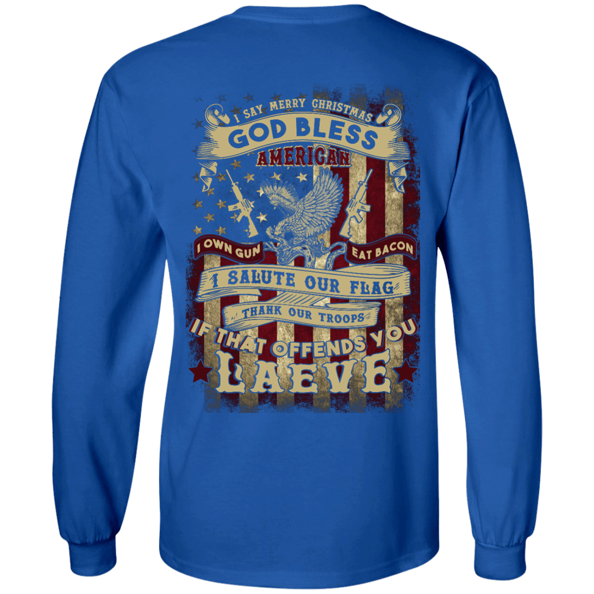I Say Merry Christmas God Bless America Christmas T-Shirt & Hoodie | Teecentury.com