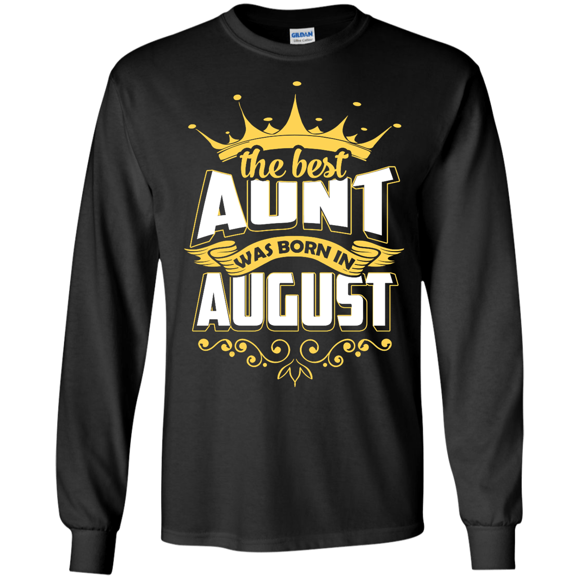 The Best Aunt Was Born In August T-Shirt & Hoodie | Teecentury.com