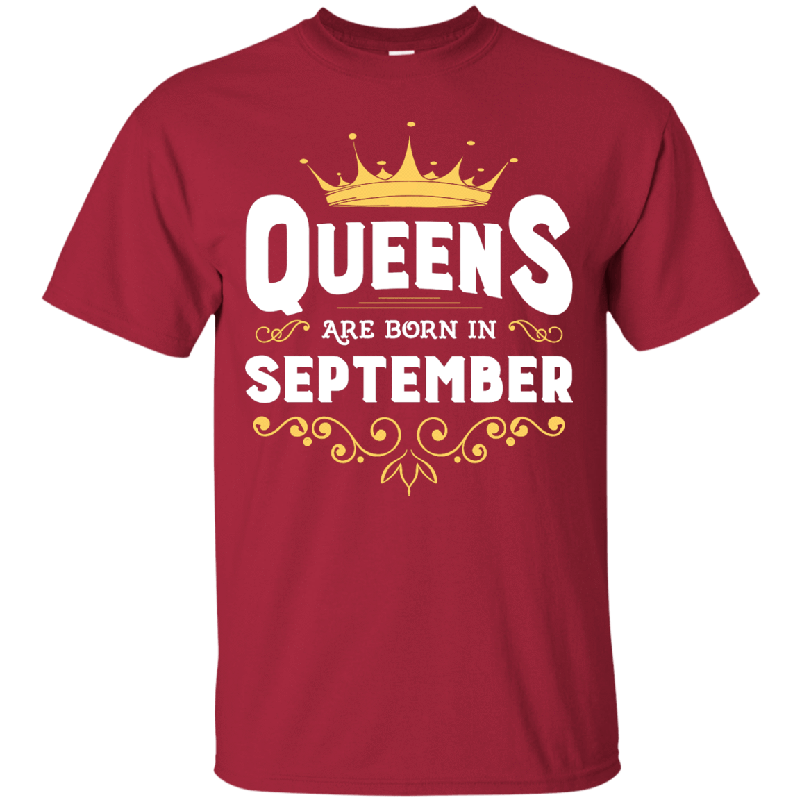 Queens Are Born In September T-Shirt & Hoodie | Teecentury.com