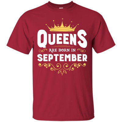 Queens Are Born In September T-Shirt & Hoodie | Teecentury.com