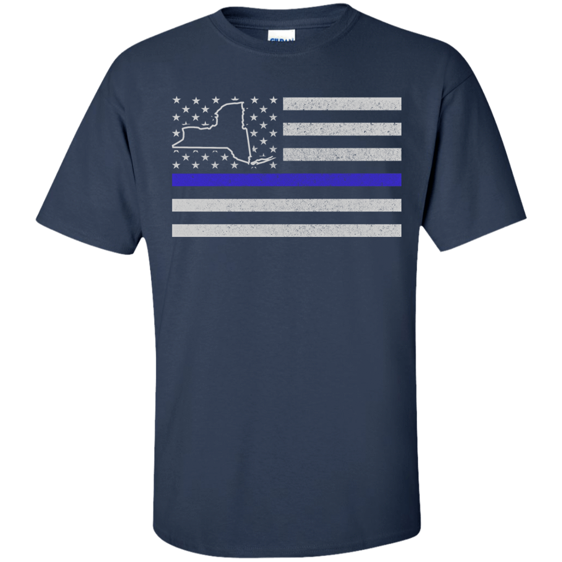 New York Thin Blue Line Police State T-Shirt & Hoodie | Teecentury.com