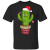 Cactus Christmas Tree Gift Santa Xmas Plant Lover T-Shirt & Sweatshirt | Teecentury.com