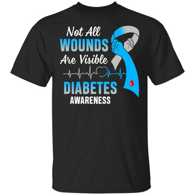 Diabetes Awareness Not All Wounds Are Visible T-Shirt & Hoodie | Teecentury.com