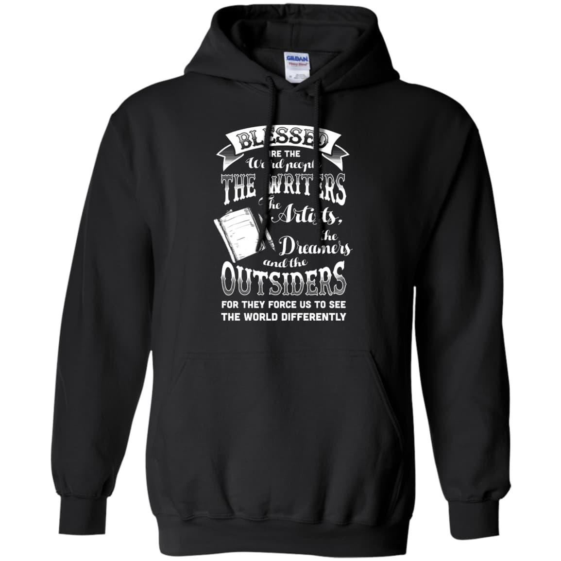 Blessed Are The Weird People The Writers T-Shirt & Hoodie | Teecentury.com