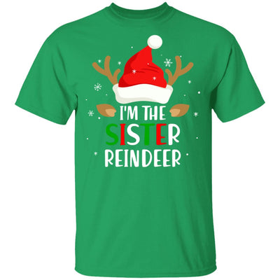 I'm The Sister Reindeer Matching Family Christmas T-Shirt & Sweatshirt | Teecentury.com