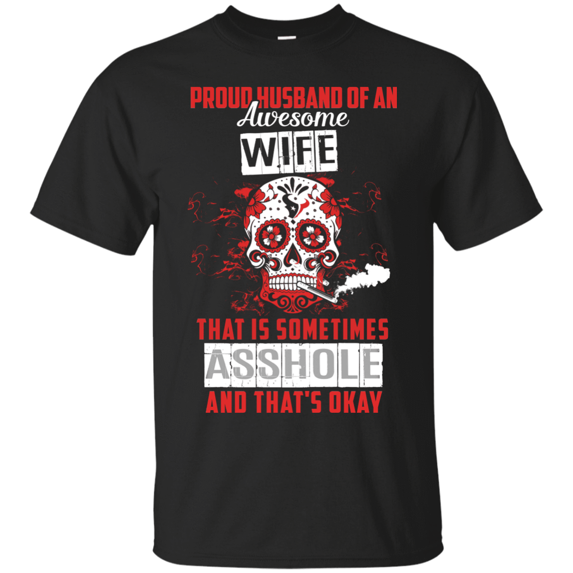 Proud Husband Of An Awesome Wife T-Shirt & Hoodie | Teecentury.com