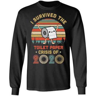 I Survived The Toilet Paper Crisis Of 2020 Vintage T-Shirt & Hoodie | Teecentury.com