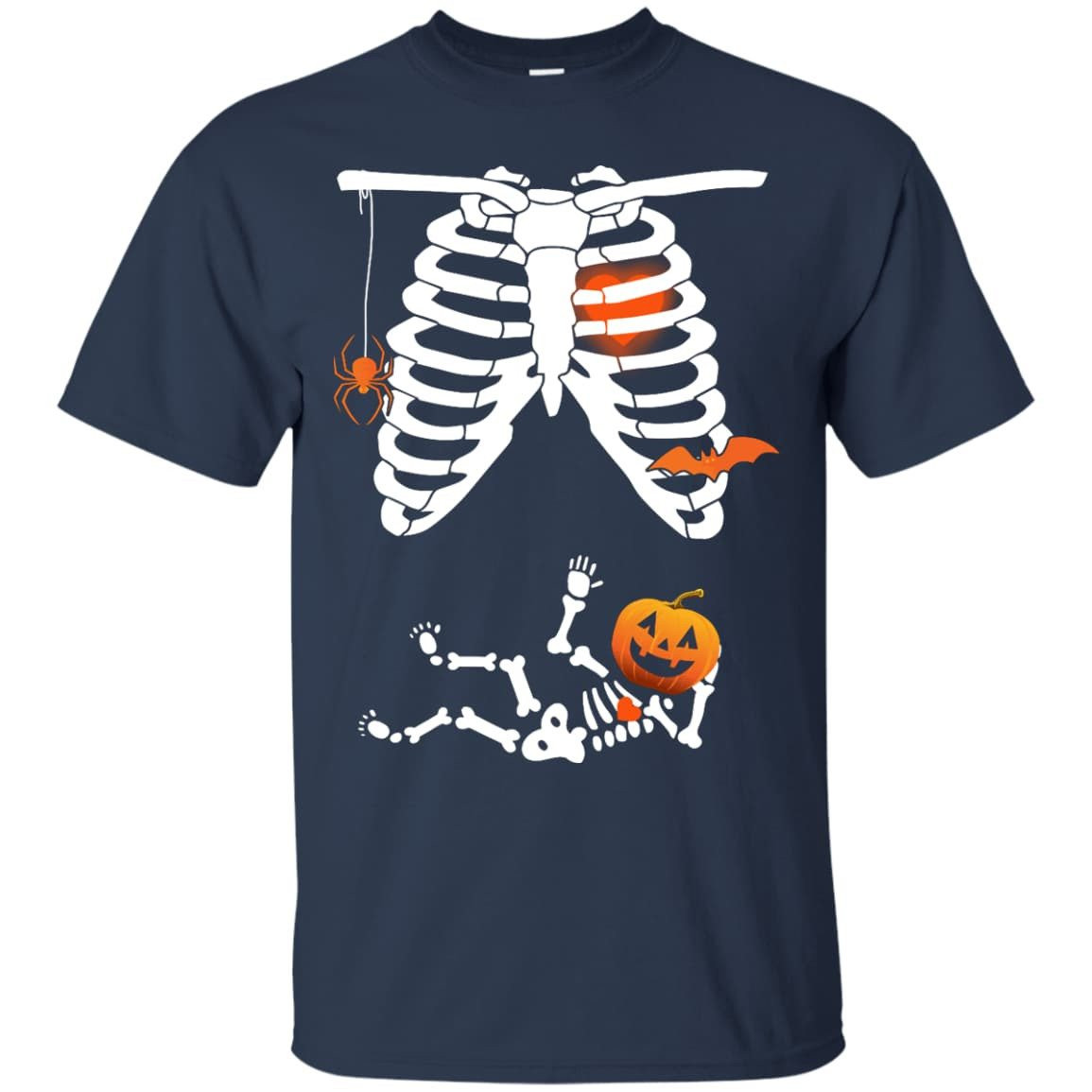 Halloween Baby Skeleton Maternity T-Shirt & Hoodie | Teecentury.com