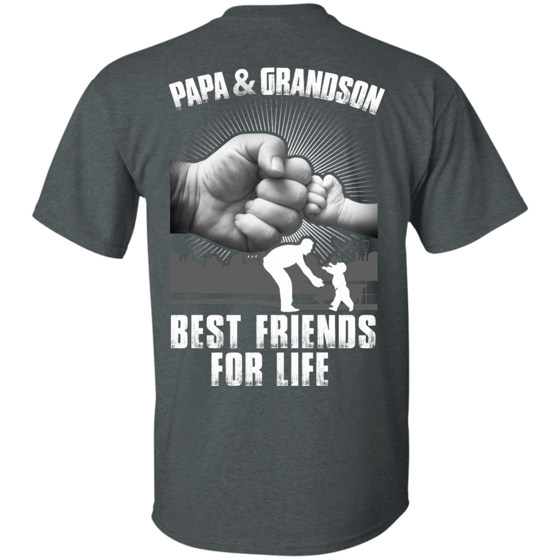 Papa And Grandson Best Friends For Life T-Shirt & Hoodie | Teecentury.com