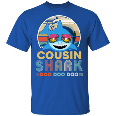 Retro Vintage Cousin Shark Doo Doo Doo T-Shirt & Hoodie | Teecentury.com