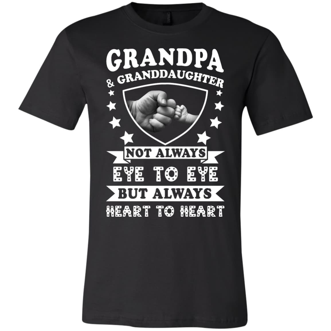 Grandpa And Granddaughter Not Always Eye To Eye T-Shirt & Hoodie | Teecentury.com