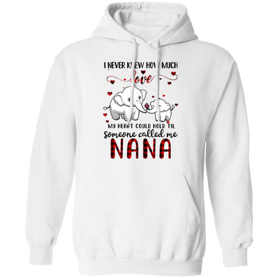 Someone Called Me Nana Elephant Red Plaid Mother's Day T-Shirt & Hoodie | Teecentury.com