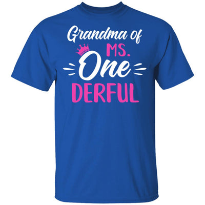 Grandma Of Ms Onederful 1st Birthday Party Costumes Gifts T-Shirt & Hoodie | Teecentury.com