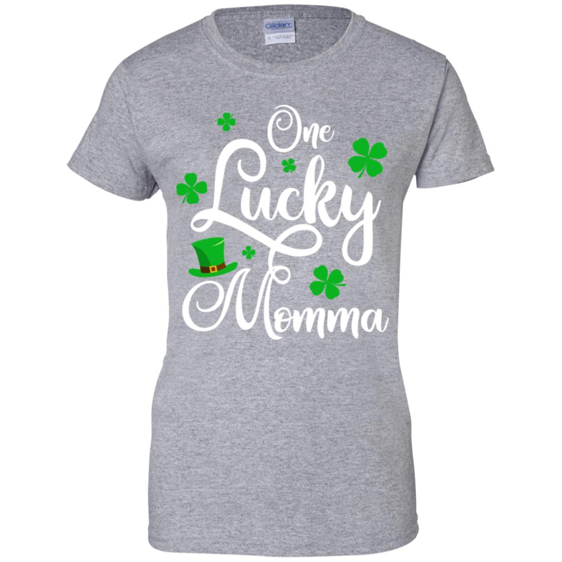 One Lucky Momma St Patricks Day For Mom T-Shirt & Hoodie | Teecentury.com