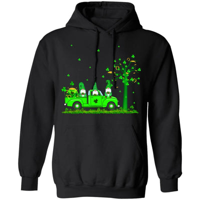 Irish Three Green Gnome Truck Shamrock St Patricks Day Gift T-Shirt & Hoodie | Teecentury.com